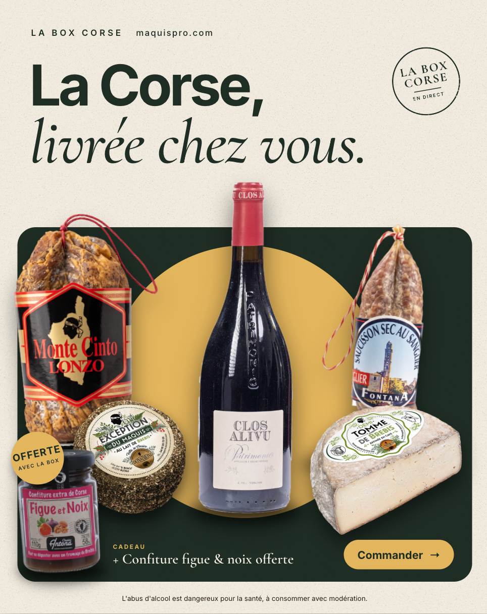 La Box Corse – Charcuteries, fromages de brebis et vin Patrimonio