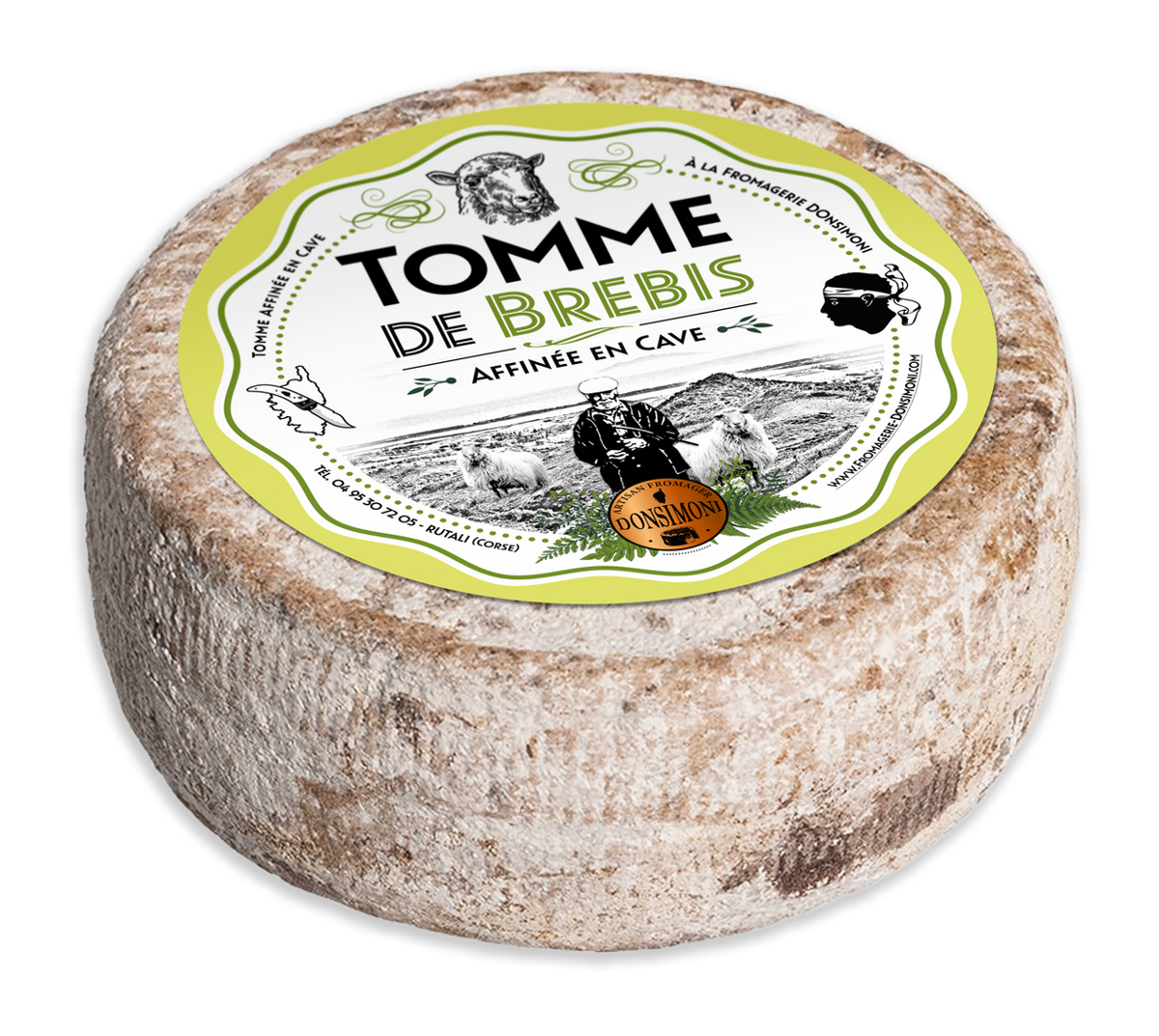 Tomme de Brebis Corse Affinée – 2,5 kg | Restauration