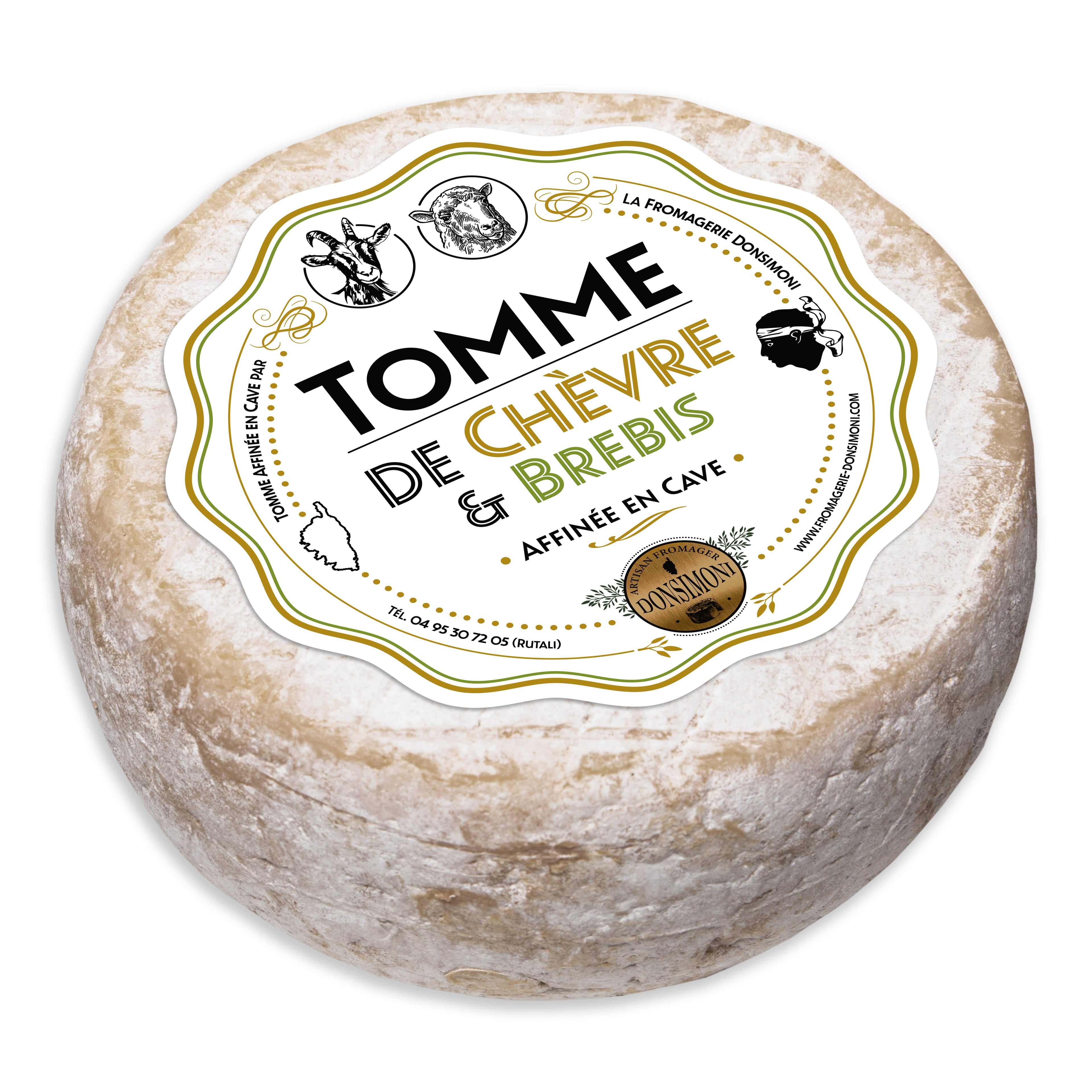 La Tomme Brebis et Chèvre - 2,5kg x2