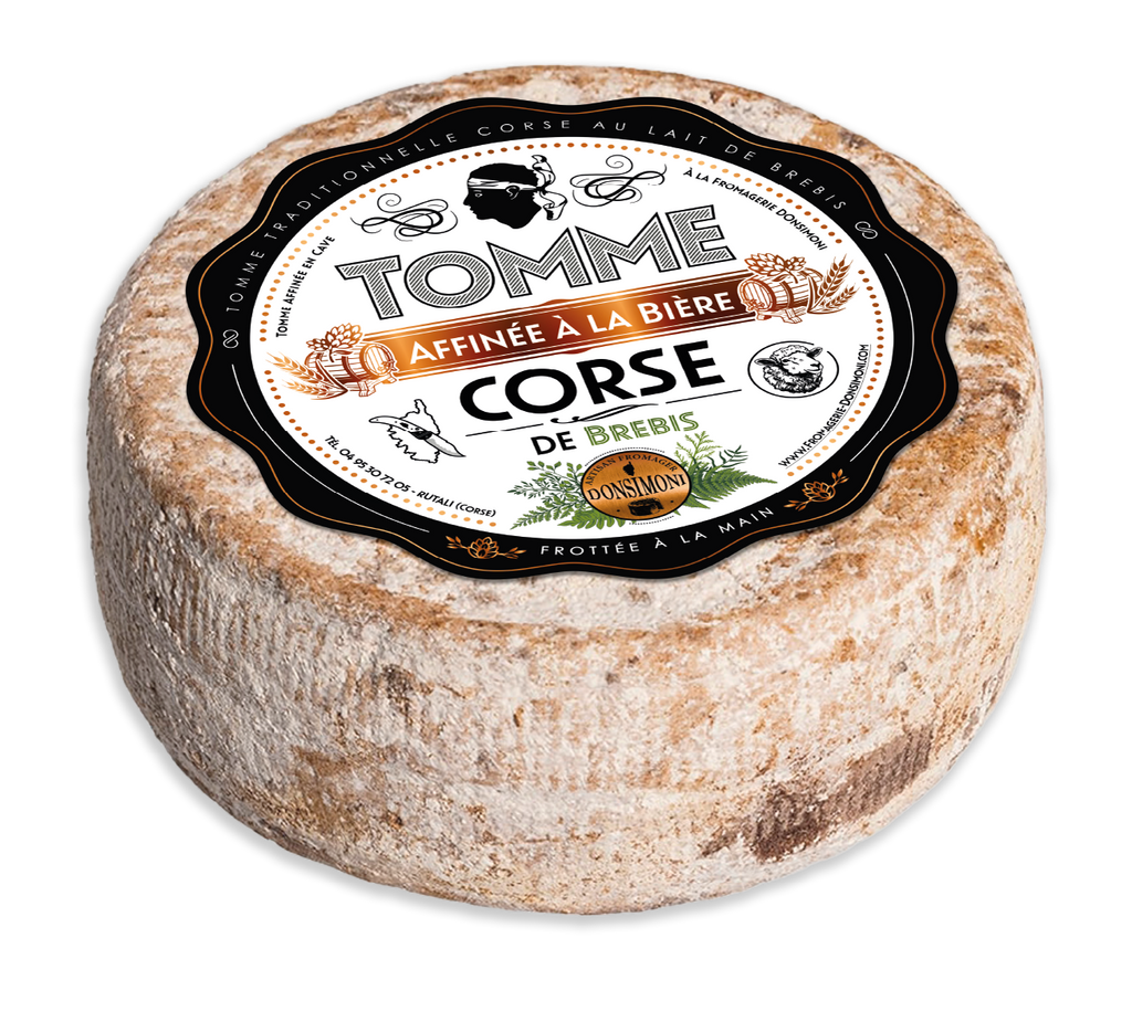 Tomme de Brebis Corse Affinée à la Bière & au Miel – 2,5 kg