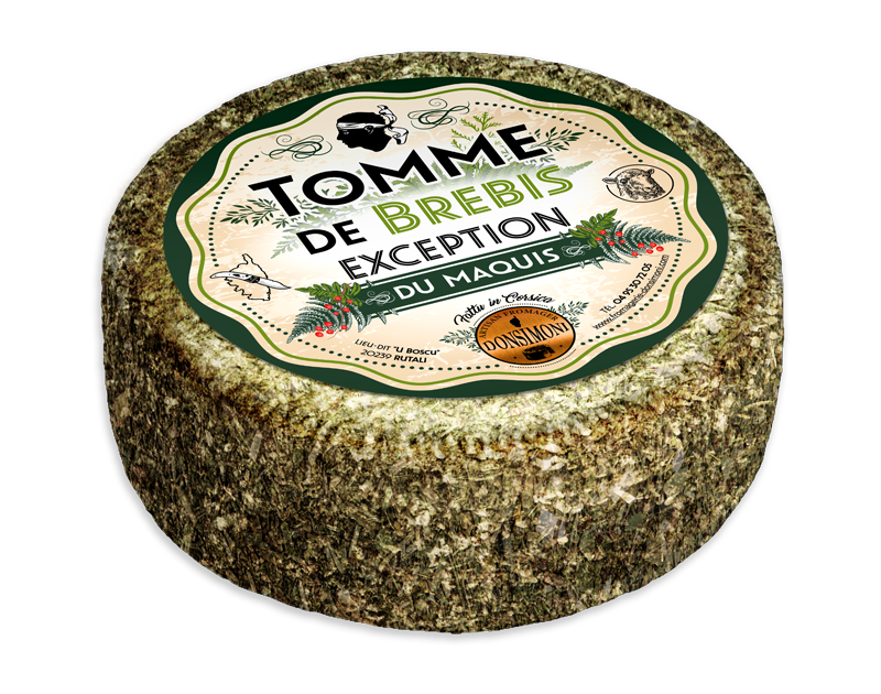 Tomme de Brebis Corse aux Herbes du Maquis – 2,5 kg | Sous Vide