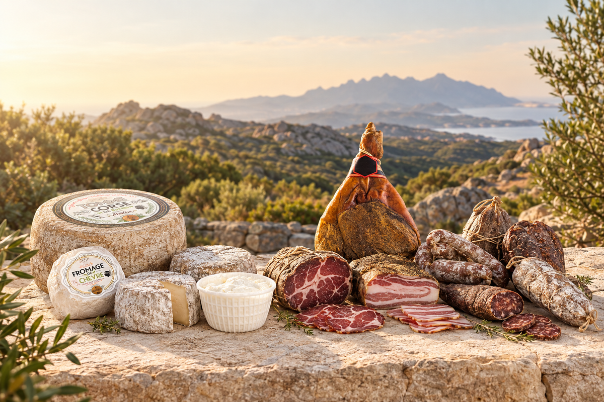 Assortiment Maquis PRO dans un paysage corse